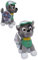 Plüsch, kompatibel zu Paw Patrol, 1x Kuscheltier für Kinder 19cm Welpe TV Serie | Plüschtier | Geschenk für Kinder | Mädchen | Jungen | (Rocky)