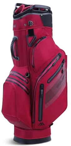Big Max Aqua Style 3 Cartbag dunkelrot