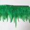 Sowder Flecos naturales de plumas de gallo de 10 a 15 cm de ancho para decoración de vestidos (verde oscuro)