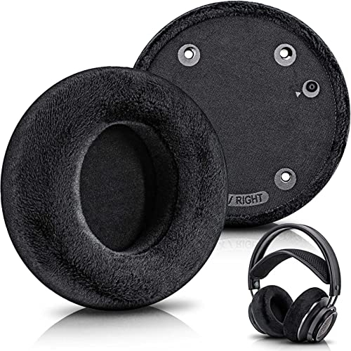 Fidelio Ohrpolster kompatibel mit X1S, X2, X2HR Kopfhörern – X2 HR Memory Foam Ersatzpolster (weiches Velour)