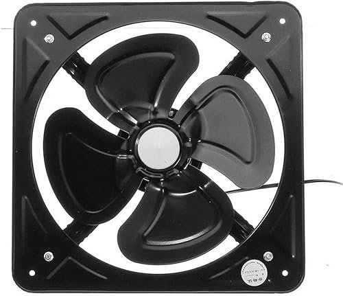 Industrial Extractor Fan 12 Metal 220V Exhaust Fan Air Vent Duct Ventilator Bathroom Extractor for Industrial Kitchen Toilet Ventilation Fan System Industrial Ventilation Metal Fan