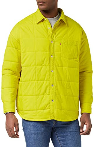 Levi's Men's Padded Slouchy 1-Pocket Shirt, Warm Olive, S