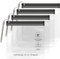 4PC Airport Security Liquids Bags 20X20 cm Clear TSA Approved Security Toiletry Bag Approved Hand Luggage Regulations Waterproof Liquids Wash Bags Travel Accessorie Holiday Essentials for Women/Men