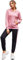 Parabler Traingsanzug Jogginganzug Zweiteiler Set Bean Paste Frauen Sportanzug Freizeitanzug Fitness Zipper Hoodie Sweatshirt Lange Hose Streetwear Outfit Sport Bekleidungsset M