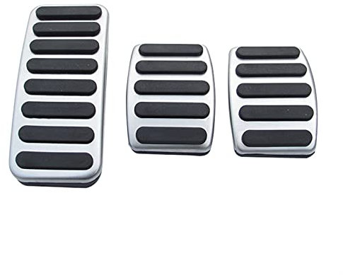 NOZADO Auto Fuß Kraftstoff Pedal Bremspedalabdeckung Zubehör Fit for Suzuki Vitara 2016-2020 SX4 S Kreuz Ignis Kizashi Sidekick Samurai Kupplungslauffläche