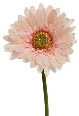Gerbera mit Stiel 50cm künstliche Blumen Kunstblumen Seidenblumen Dekoblumen Kunstpflanzen pfirsich apricot
