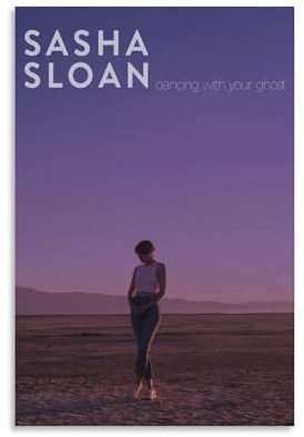 Sasha Sloan Poster, Album, Poster, Leinwand, Wandkunst, dekoratives Wohnkultur, Gemälde für Wohnzimmer, Schlafzimmer, 20 x 30 cm, ungerahmt, Stil 10