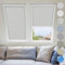 UrMoon Skylight Blinds for Roof Window, Easy Install Honeycomb Shades Cellular Blinds for Inclined Skylight Sun Room Windows (Light Filtering - Sliver Gray)