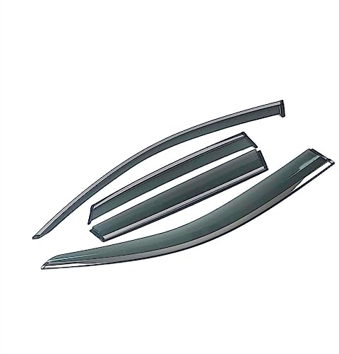 Seitenfenster Regenabweiser Windabweiser Für NISSAN Für MÄRZ Für Micra K13 2010-2017 Auto Fenster Sonne Regen Schatten Visiere Schild Shelter Deflektor Abdeckung Trim Rahmen Aufkleber Visiere