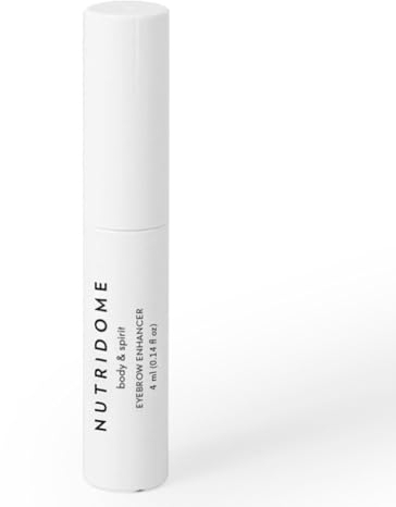 Nutridome Augenbrauenserum Stärkendes 4 ml - Augenbrauen Serum, Verdichtet die Haare, Fördert das Wachstum - mit Grüner Tee, Kollagen, Vitamin B3 - Brow booster, Wirkung nach 4 Wochen