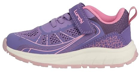 Lurchi Jungen Unisex Kinder 95L0083007 Sneaker, Flieder-Rose, 25 EU Weit