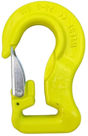 Rundschlingenhaken Hebeband Haken GK10 Tragf.:3t gelb
