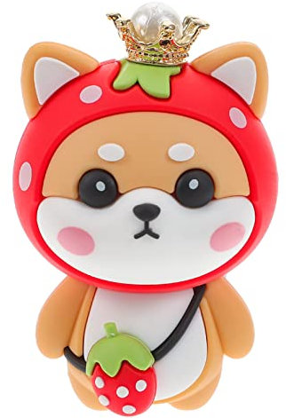 CRILSTYLEO Clip De Aromaterapia Para Ventilación De Auto Decoración Divertida De Perro De Cartoon Accesorio De Aire Fresco Para Interior De Vehículo Para Estrés y Fatiga Al Conducir