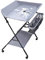 Baby Klappbarer Wickeltisch, Portable Wickeltisch mit Rollen, Höhenverstellbar Wickelkombi mit Abnehmbarer Stoffbezug und Sicherheitsgurt, Mobiler Klappwickeltisch