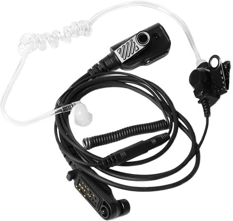SUNDELY® Headset Earpiece Compatible with HYT Hytera Radio HP50X HP505 HP605 HP705 PD600 PD602 PD605 PD660 PD662 PD665 PD680 PD685 PDC550 X1e X1p Z1p Walkie Talkie PTT Multi-pin EHN21 EAN22 EAN24