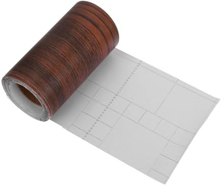 iplusmile Nastro Adesivo Effetto Legno in Pvc Rotolo Per Riparazione e Rivestimento Mobili Decorativo Autoadesivo Per Pareti Camere e Uffici