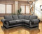 Tango Kingsize Jumbo Cord Sofa Range – Luxurious Living Room Furniture with Deep Seating L Shape Sofas, Right Corner Sofas (GREY/BLACK, Corner Right)