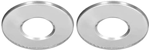 Pool Ladder Cover, Pool Ladder Escutcheon Plate Pool Ladder Escutcheon 2Pcs Pool Ladder Escutcheon, Stainless Steel Swimming Pool Ladder Escutcheon Cover Plates for 4.2cm Ladder