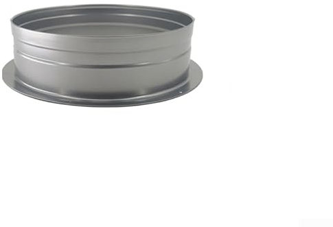 HEIBTENY Hotte aspirante avec bride en métal - Avec clapet anti-retour - 160 mm - Pour chauffage, ventilation, climatisation, cuisine, salle de bain - 160 mm (160 mm)
