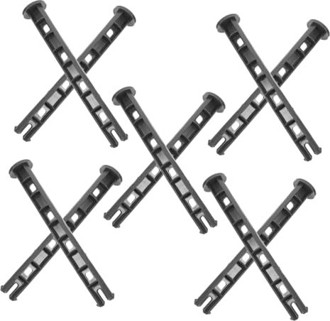 POPETPOP 10pcs Wheelie Bin Replacement Parts Trash Can Lid Latch Pins Hinge Pins for Recycle Bins Hinges