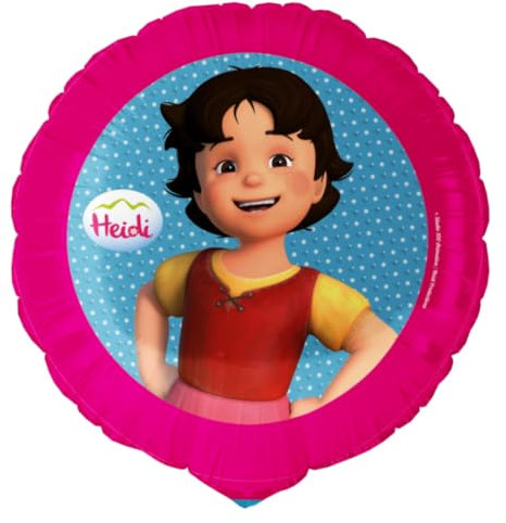 BeenSmile, Luftballons Geburtstag Heidi, Geburtstagsdeko Mädchen und junge, Heliumballon auch für Luft geeignet, sehr widerstandsfähiges material, 46 Cm