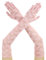 Rosa Spitze Handschuhe Lang für Damen Elegant Tee Party Lang Spitzenhandschuhe Rosa 1920er Jahre Verlobungskleid Party Tanz Oper Halloween Schwarz Handschuhe für Damen