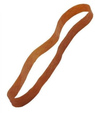 Big Heavy Duty Elastic Bands Rubber Elastic Bands Pack of 5 Yellow 50-191mmx4-20mmx1.5mm(300x10x1.5mm)