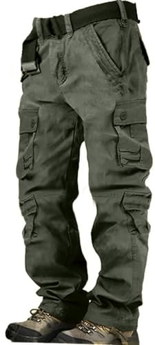 Générique Pantalon Chantier Treillis Softshell Impermeable Chasse Randonnee Baggy Décontracté Homme Moto Hiver Tenue Militaire Homme Randonnée Pontalent Pantalon M