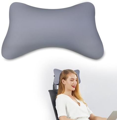 ZHIYUQL® Nackenkissen Sessel Kopfstütze Nackenkissen Bürostuhl Memory Foam | Nackenstützkissen für Sessel Mit Flexiblen Bändern, Rollstuhl Kopfkissen Ergonomisches liegestuhl Kissen Nacken für Reisen