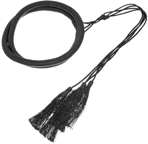 Schwarz Kopftuch Stirnband mit Quaste Arabisches für Herren