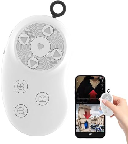 Telefon-Fernbedienung, tragbarer kabelloser Typ-C-wiederaufladbarer , Telefonkamera-Controller, Smartphone-Auslöser, mobiler Fotoauslöser, Kamera-Fernbedienung, kompaktes Selfie-Gadget