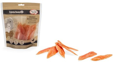 Beeztees Hähnchenbrustfilets, Hundesnack, 400 g