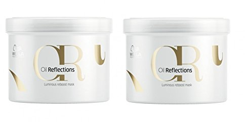 Wella Oil Reflections Luminous Reboost Mask 2 x 500 ml Haar-Kur mit Kamelien-Öl