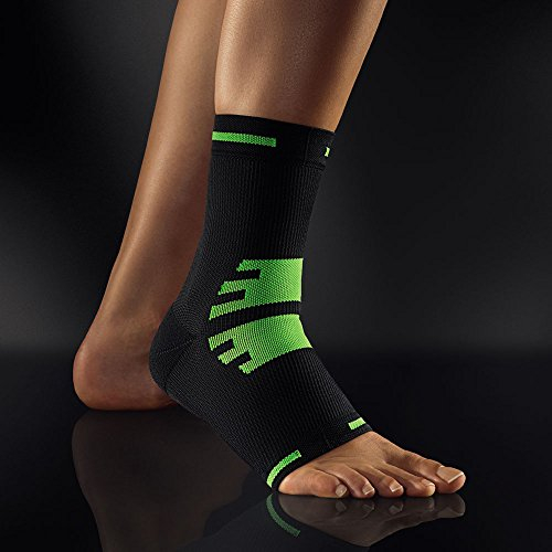 bort 1450SP medium ActiveColor Sport Knöchelbandage rechts und links tragbar, medium, schwarz
