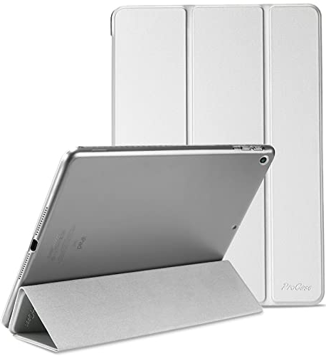 ProCase Coque iPad 9.7, Housse iPad 6, iPad 5, Modèle A1822 A1823 A1893 A1954, Étui Protection iPad 2018, iPad 2017 - Argenté