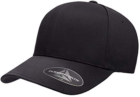 Flexfit Herren Delta Seamless Cap Hut, Schwarz, L-XL