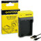 PATONA Slim Chargeur Compatible avec Fuji Fujifilm NP-40, NP-60, NP-95, NP-120, Pentax D-Li8, Kodak Klic-5001 Batteries