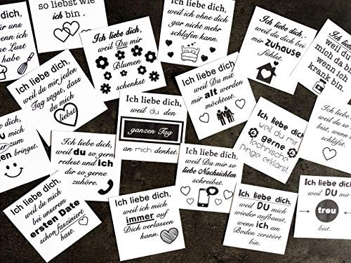 100 Gründe warum ich dich liebe als Valentinstagsgeschenkidee
