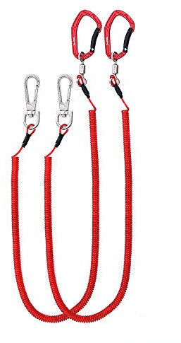 HERCULES Heavy Duty Fishing Lanyard, Coiled Lanyard for Fishing, Rods, Pliers, Boating, Paddles, Kayak