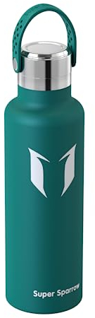 Super Sparrow Gourde Isotherme - 18/10 Ultra Léger Bouteille Isotherme - 750ml - Gourde INOX Bouche Standard - Gourde Enfant sans BPA, pour Sport, Voyages, L'école, Bureau, Maison