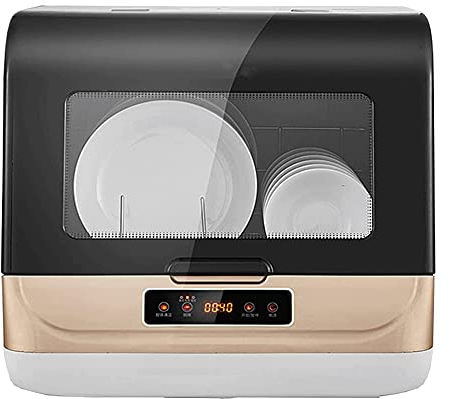 MNSSRN Lavastoviglie Multifunzione, Funzione Portatile della Funzione di Essiccazione dell'Aria del controsoffitto, con 6 impostazioni di Posizione