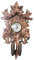 Ruiqas Traditionelle Hölzerne Kuckucksuhr Vintage Wand Hängende Uhr Home Wanddekor für Wohnzimmer Büro Restaurant