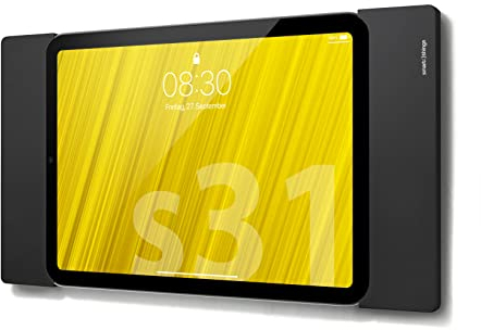Smart things s31 b sDock Fix mini A8 Schwarz - Abschließbare Wandhalterung und Ladestation zur dauerhaften Installation für Apple iPad mini 6 (2021)