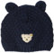 Steiff Baby Girls Bommel Beanie-Mütze, Navy, 39