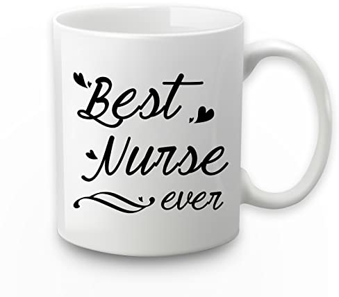 Nurse Gifts Best Nurse Ever Mug Gifts for Nurse Graduation Gifts for Nurse Practitioner Nursing Students Nurse Friends Coworker 11 Ounce with Gift Box