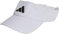 adidas Unisex AEROREADY Visor, White/Black, XS