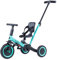 Dreirad ab 1 Jahr mit Schubstange 6in1 - Blau Laufrad - Dreirad mit Schubstange - Baby Fahrrad ab 1 Jahr - Fahrrad Kinder - Laufräder - Sicherheit Lauflernrad für Ihr Kind Dank 3-Punkt-Gurt