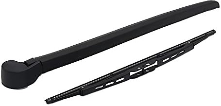 HBZYD Heckscheibe Scheibenwischer Arm & Blatt,Passt für Au&di A6 4F C6 2005-2011 5 Door Avant 15 Hinten Wischerarm Scheibenwischer Set