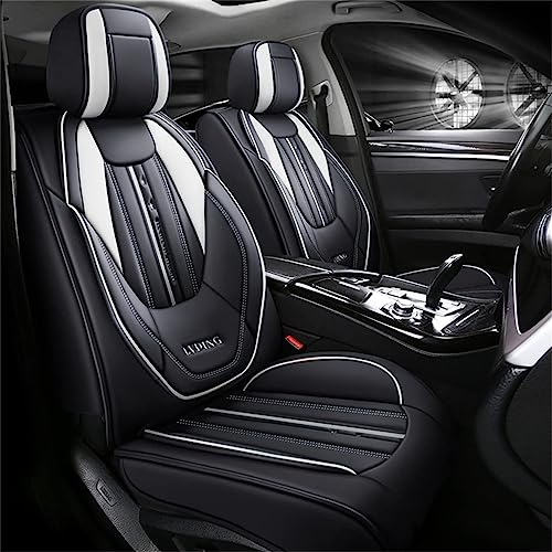 WACTO Autositzbezüge Universal Fit für Opel Astra H J G Mokka Insignia Cascada Corsa Adam Ampera Andhra Zafira PU Leder Schonbezüge