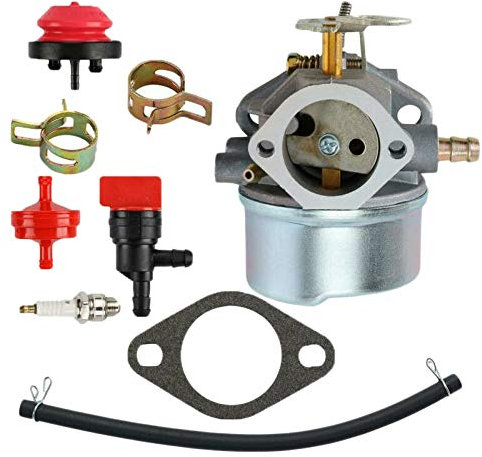 ARLOR Vergaser-Vergaser-Set, Schneefräsen-Teile for Tecumseh 8 PS, 9 PS, 10 PS, 640349 640052